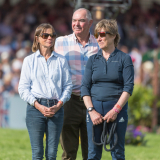 Sarah Charnley with Michelle and Archie Saul © Trevor Holt