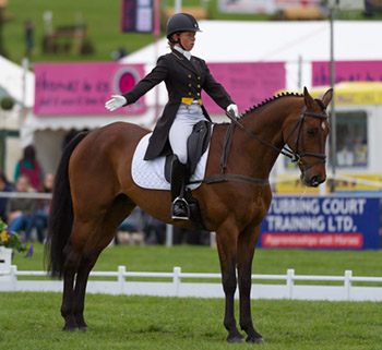 ROSALIND CANTER (GBR) RIDING  ZENSHERA COMPETING IN THE  DRESSAGE PHASE OF THE  CIC THREE STAR EVENT RIDERS MASTERS  COMPETITION AT THE  2017 DODSON AND HORRELL  CHATSWORTH INTERNATIONAL HORSE TRIAL.