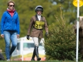 Ros and Caroline walking the course, Chatsworth 2015: Photo Trevor Holt