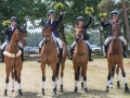 Laura Collett 2nd, Willa Newton 5th, Ros Canter 3rd & Kitty King 4th © Trevor Holt