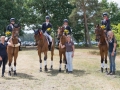 Laura Collett 2nd, Willa Newton 5th, Ros Canter 3rd & Kitty King 4th © Trevor Holt