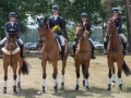 Laura Collett 2nd, Willa Newton 5th, Ros Canter 3rd & Kitty King 4th © Trevor Holt